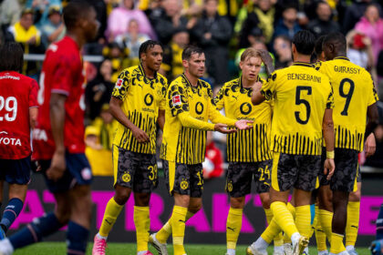 aufstellungen: teilnehmer: borussia dortmund gegen lille osc